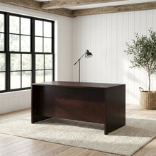 Mahogany Office Desk With Classic Design And Sturdy Construction