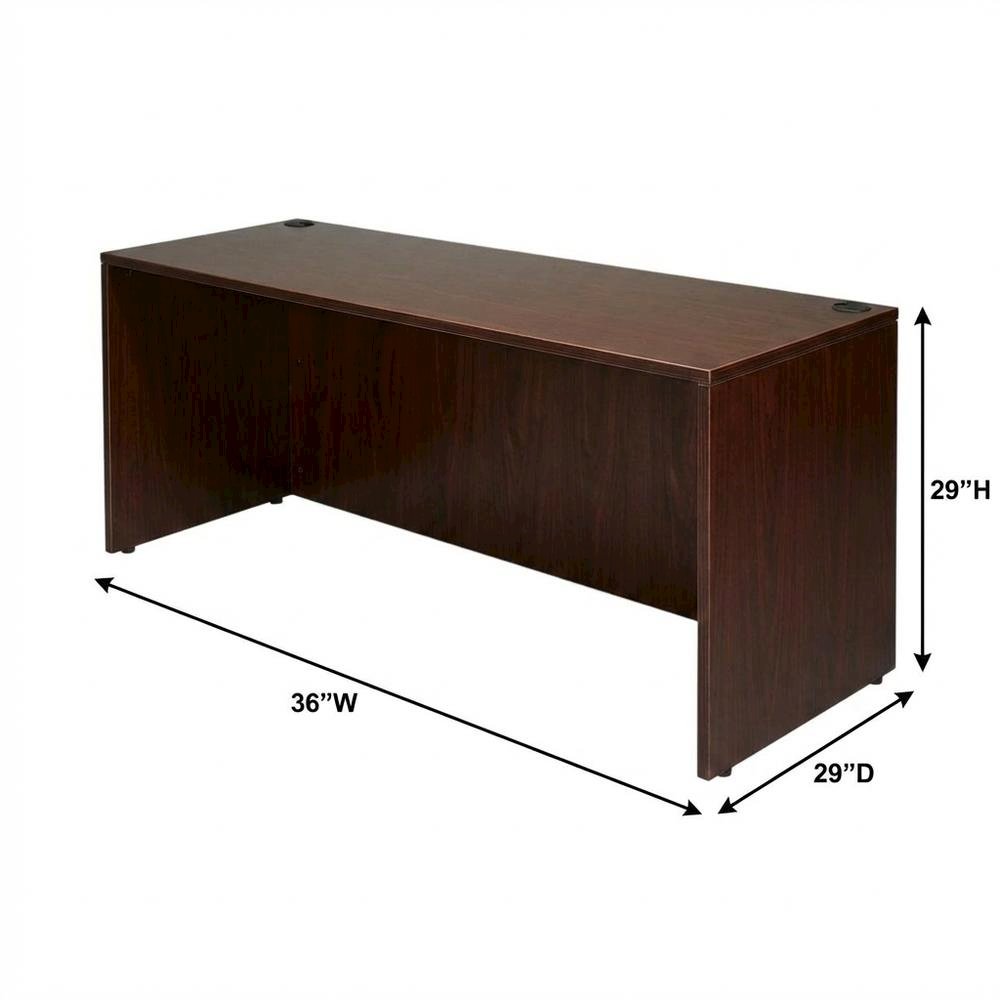 Mahogany Office Desk With Elegant Finish For Professional Workspace