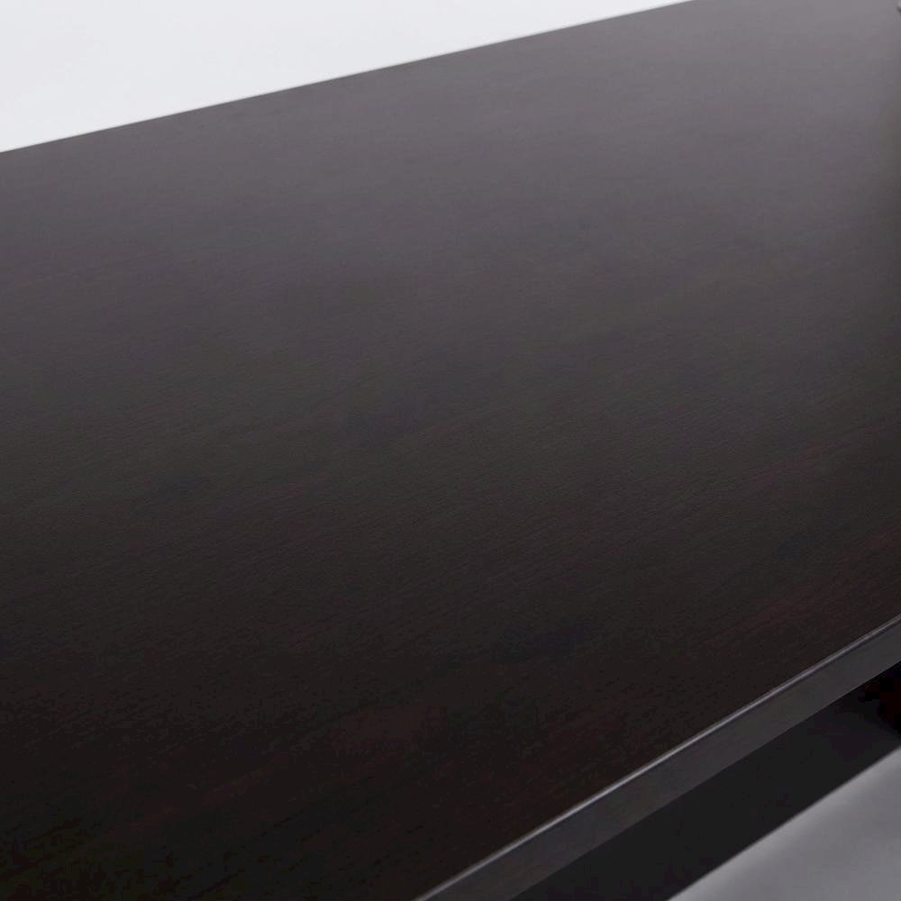 Mocha Office Desk With Spacious Work Surface And Elegant Finish