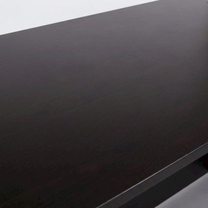 Mocha Office Desk With Spacious Work Surface And Elegant Finish