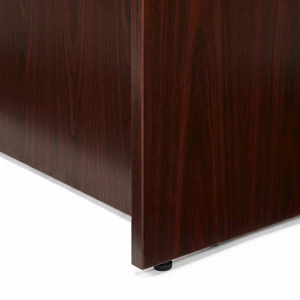 Mahogany Office Desk With Elegant Finish And Spacious Surface