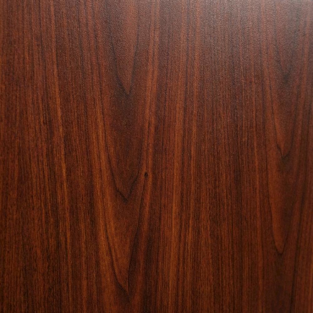 Mahogany Four Door Hutch with Classic Storage Design for Dining Room