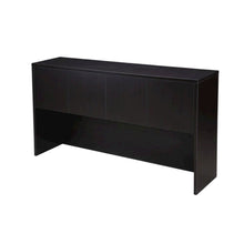 Mocha 66-Inch Four-Door Hutch with Ample Storage and Elegant Finish