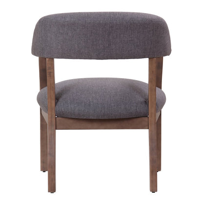 Gray Captains Chair for Office Furniture or Poker Room, No Wheels Design