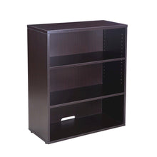 Mocha Open Hutch with spacious shelves for storage and display