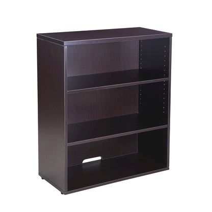 Mocha Open Hutch with spacious shelves for storage and display