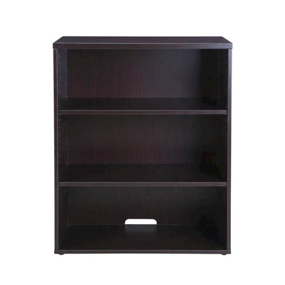 Mocha Open Hutch with spacious shelves for storage and display
