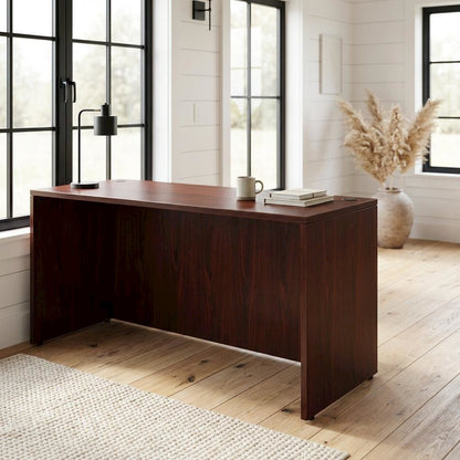 Mahogany Office Desk With Elegant Finish For Professional Workspace