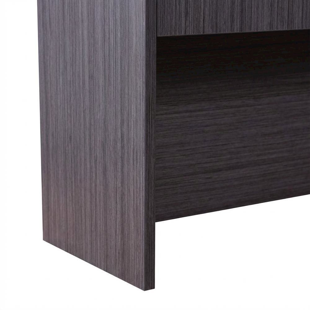 Driftwood Hutch with Doors for Storage and Organization, Durable Finish