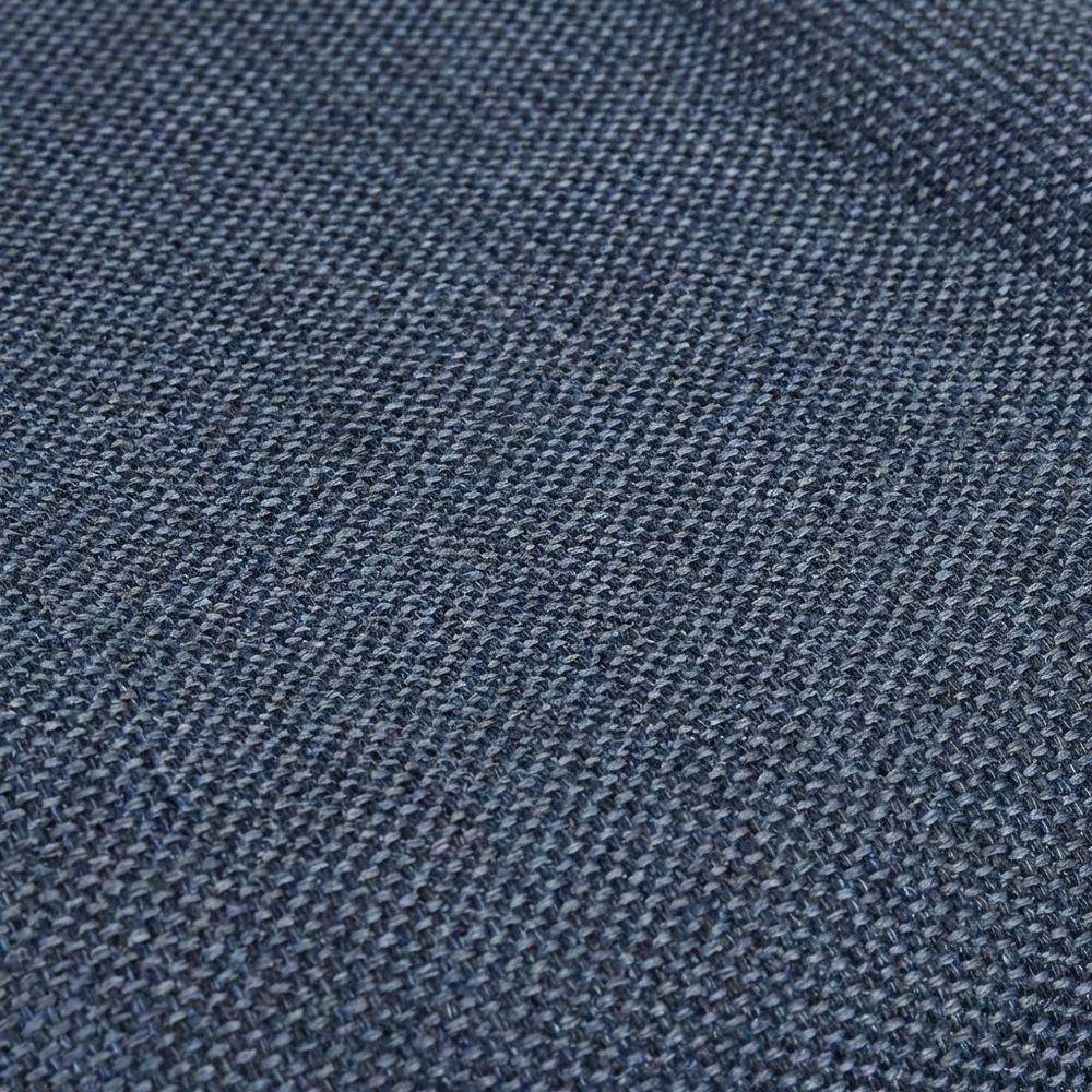 Blue Armless Office Chair With Wheels, Ideal Desk Chair For Sewing Tasks