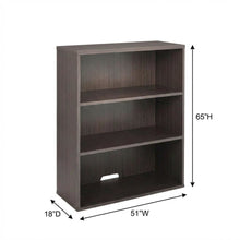 Driftwood Open Hutch with Spacious Shelves and Elegant Finish