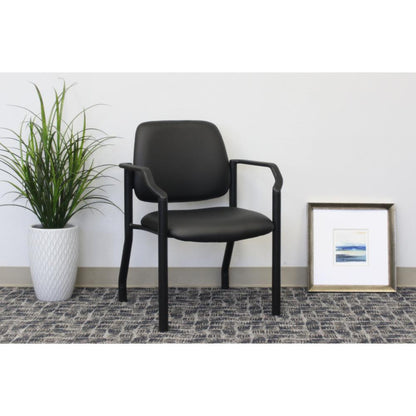 Boss Antimicrobial Guest Chair, 300 lb. weight capacity