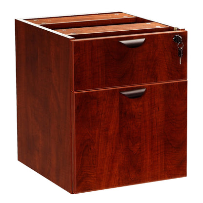 Boss 2 Hanging Pedestal - 3/4 Box/File , Mahogany
