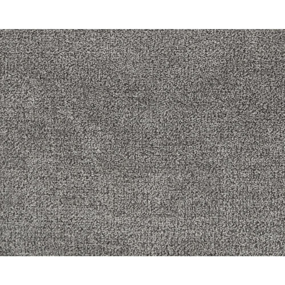 Callaway Gray Chenille Sofa with Throw Pillows