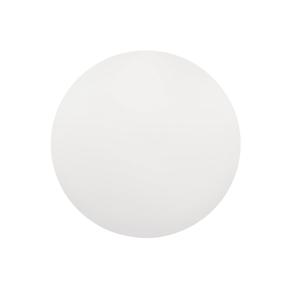 Contemporary Round Dining Table in White Finish for Modern Dining Spaces
