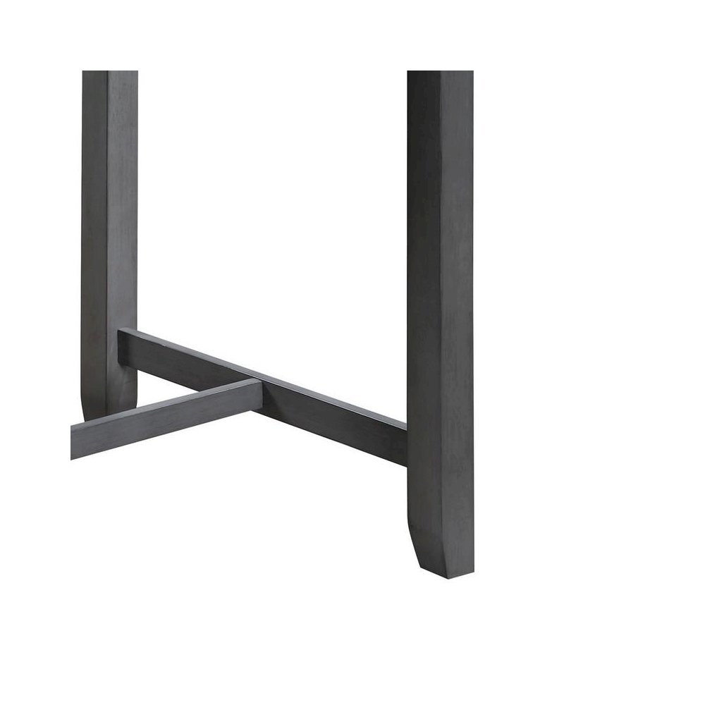3 Piece Dining Set, Counter Height, USB Ports, Gray