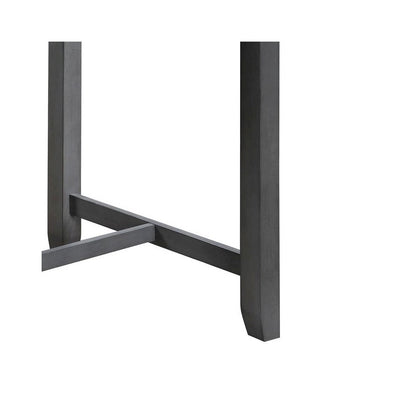 3 Piece Dining Set, Counter Height, USB Ports, Gray