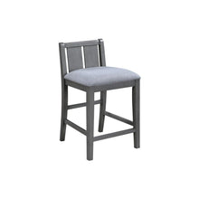 3 Piece Dining Set, Counter Height, USB Ports, Gray