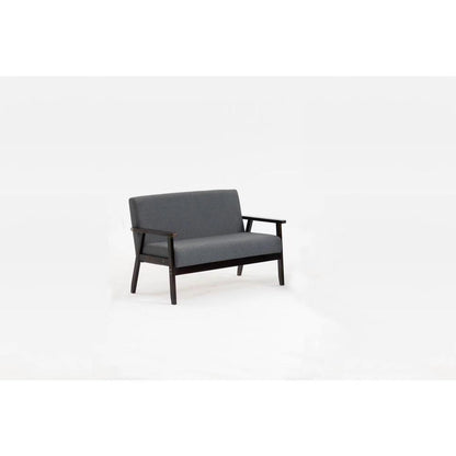 Bahamas Espresso Loveseat and 2 Chair Living Room Set