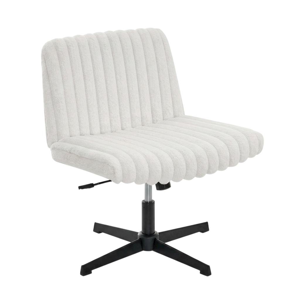 Swivel Office Chair with Criss Cross Design, Adjustable & Comfortable