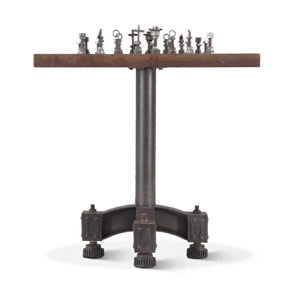 Rustic Revival Chess Table