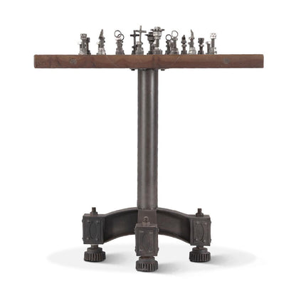 Rustic Revival Chess Table