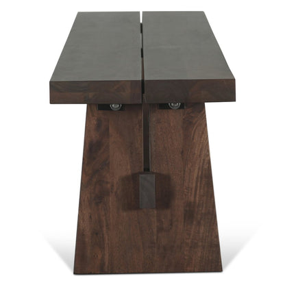 Acadia 79" Bench in Coffee Bean