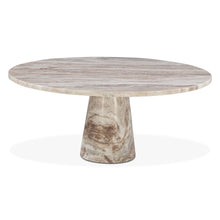 Giza 38" Coffee Table in Brown Toronto Marble