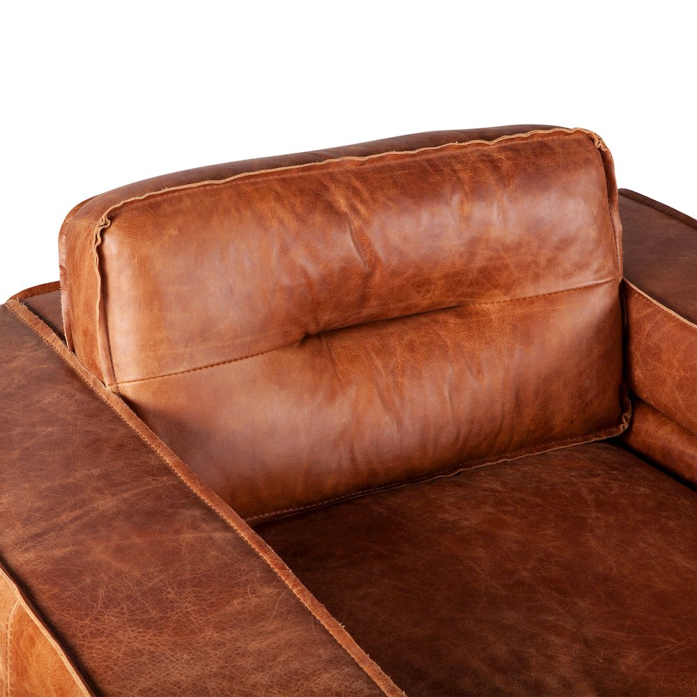 Chiavari Armchair in Vintage Cognac Leather