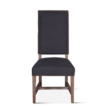 Dani High Back Formal Dining Chair in Charcoal