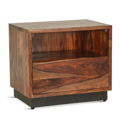 Elliston 26" Nightstand in Sheesham with Natural Finish