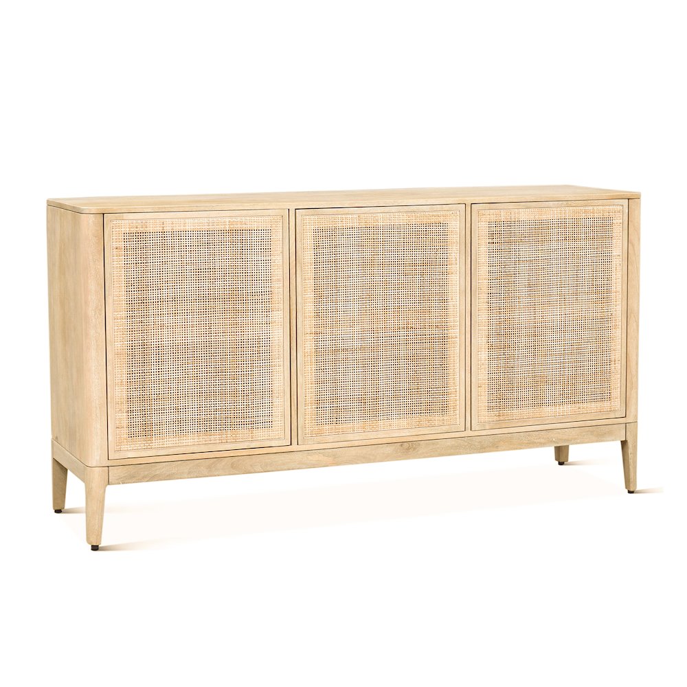 Calabasas 64" Sideboard in Natural White Cane