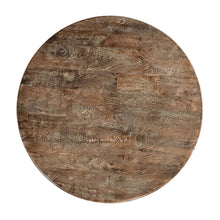 49 Inch Round Dining Table with Solid Wood Top, Dining Room Table, Antique Oak