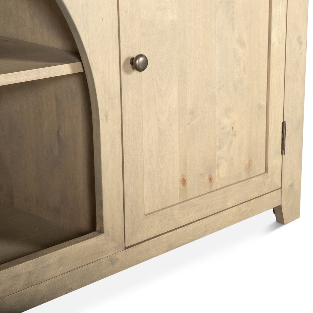 Valencia 80" Sideboard in Gray Birch