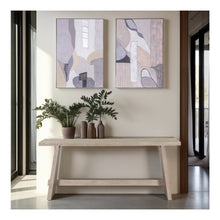 Shifting Visions Hand Painted Framed Diptych