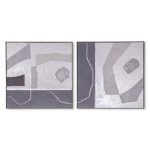 Urban Essence Hand Painted Framed Diptych