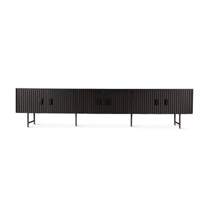 Halden 98" Plasma Cabinet in Matte Black