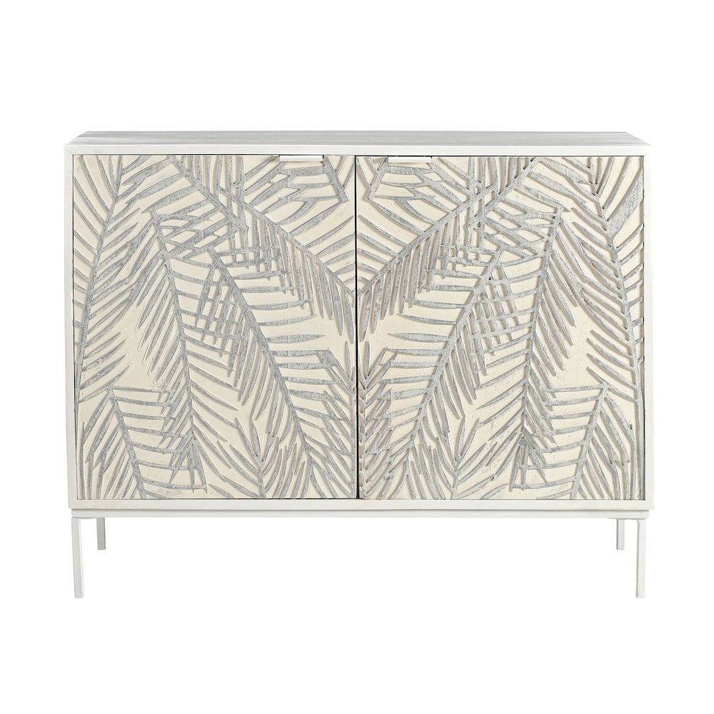 Isla 38" Cabinet with Two Doors in Coastal White