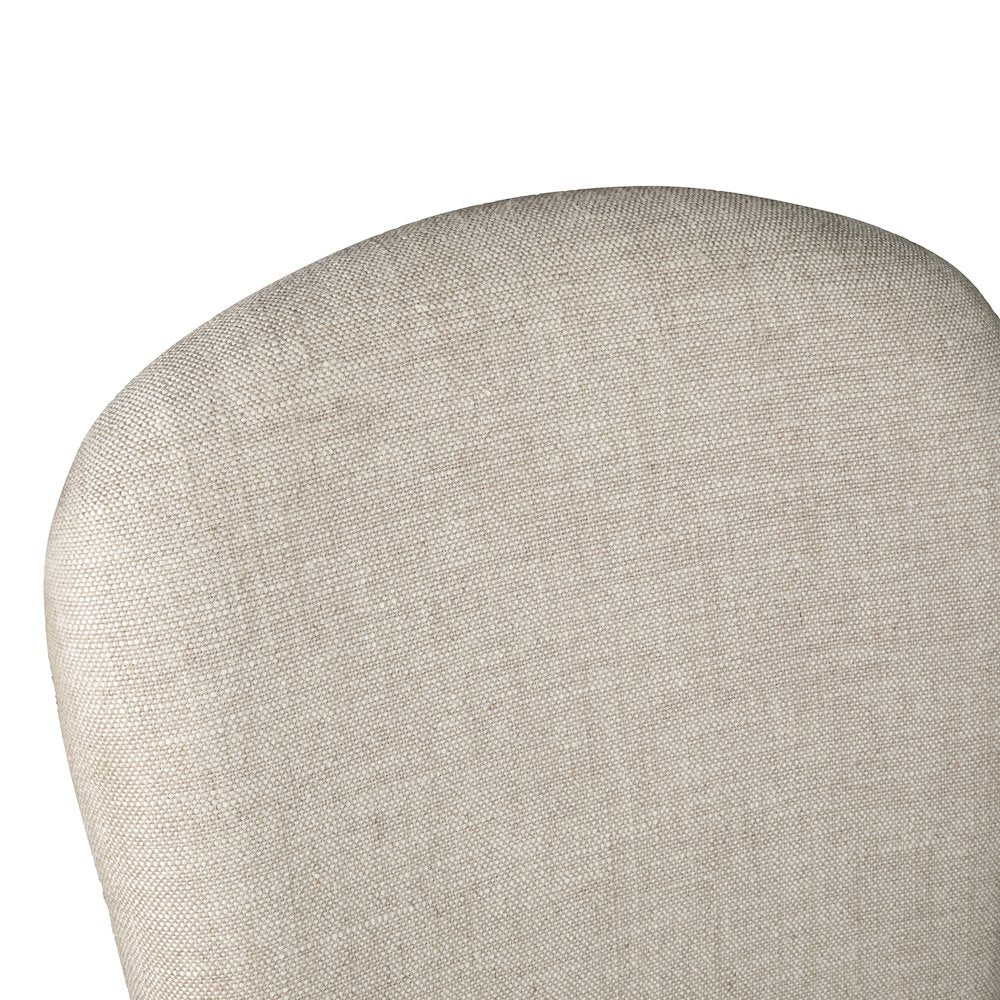 Olivia Dining Chair in Beige Linen