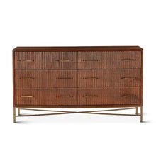 Manhattan Retro Mid Century Acacia Wood Dresser