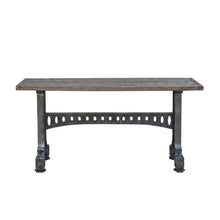 Rustic Industrial Console Table, Entryway Accent Table for Living Room,Gray