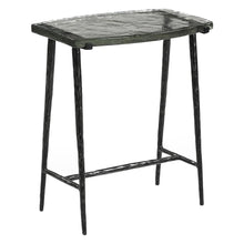 Calloway 17" Side Table with Glass Top