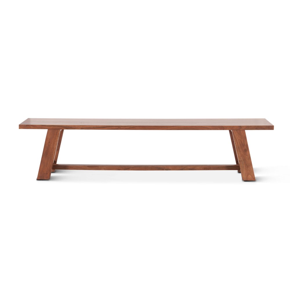 Stavanger 80" Bench in Cinnamon Brown Finish
