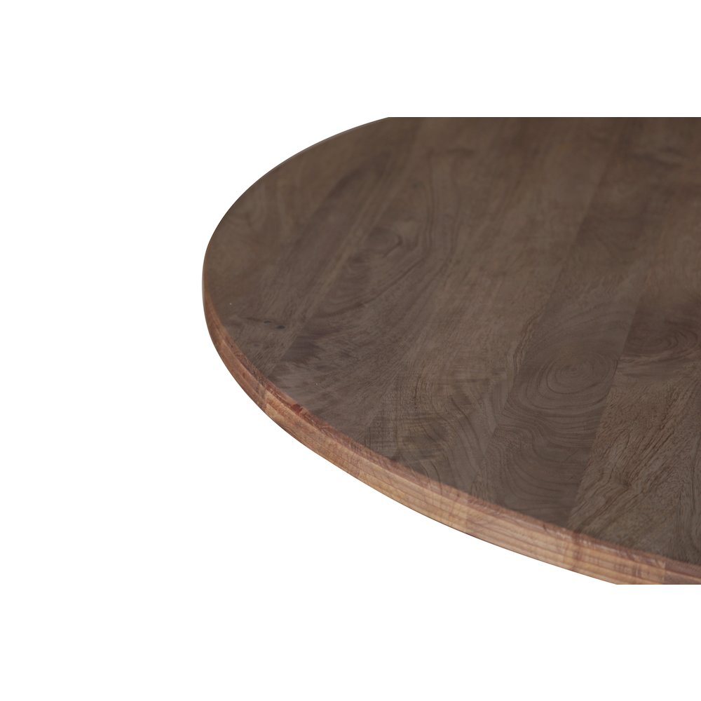Provence 54" Round Dining Table in Natural Brown