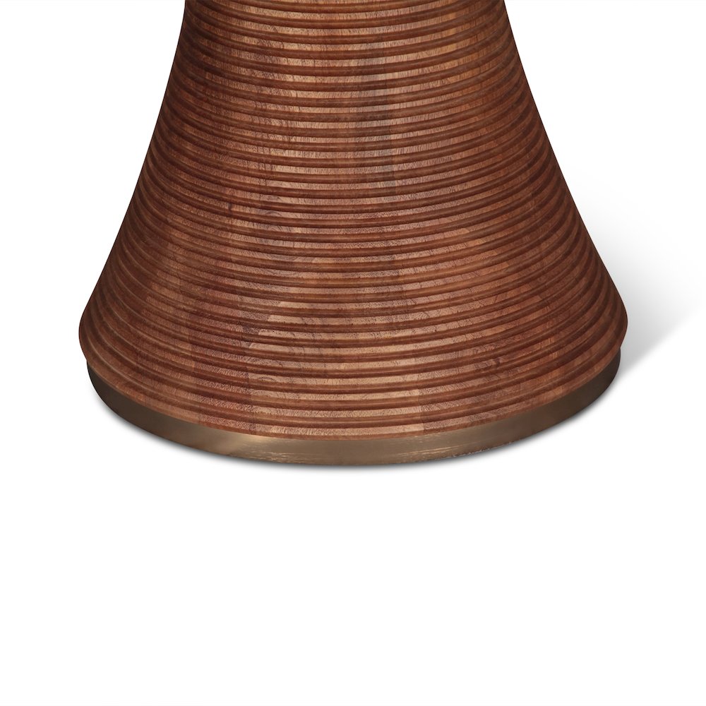 Provence 54" Round Dining Table in Natural Brown