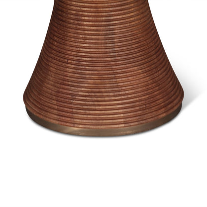 Provence 54" Round Dining Table in Natural Brown