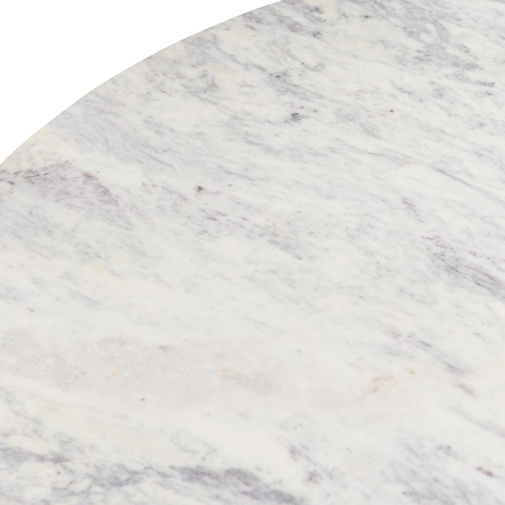 Madrid Marble Dining Table with Reclaimed Teak Legs