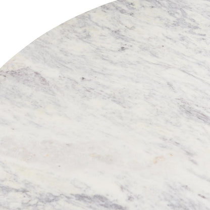 Madrid Marble Dining Table with Reclaimed Teak Legs