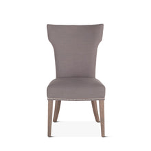 Quincy Warm Gray Linen Dining Chair