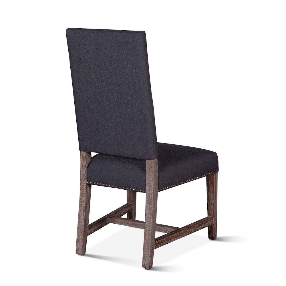 Dani High Back Formal Dining Chair in Charcoal